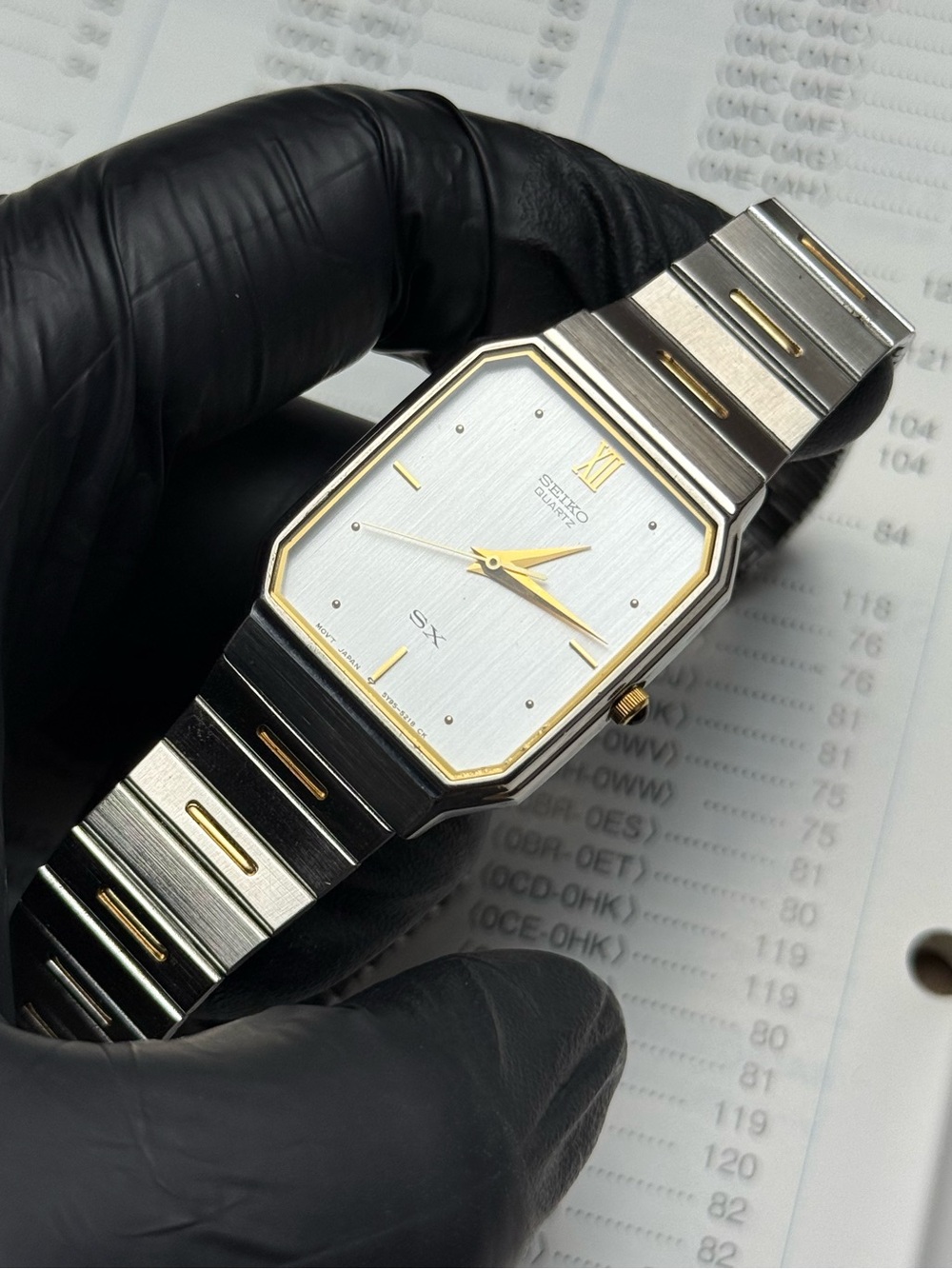 Vtg 1989 Seiko Quartz SX 5Y95-5030 Two-Tone Men’s Watch - Very Good Condition